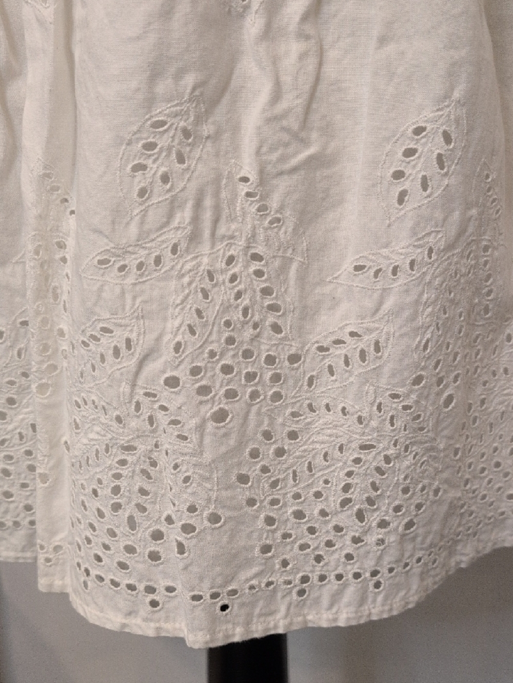 Ralph Lauren White Eyelet Circle Skirt - Picture 3 of 8